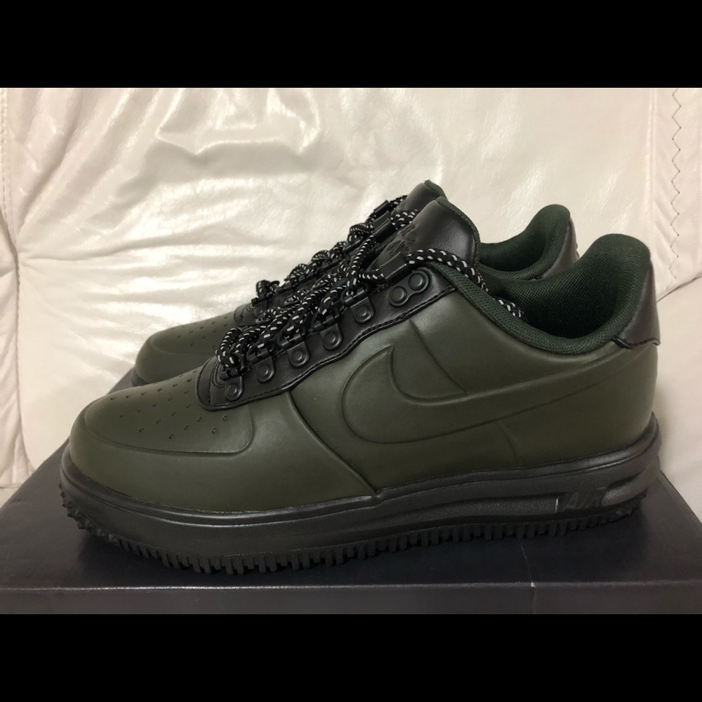 Nike LF1 Duckboot Low Sequoia Black Air Force New - Picture 2 of 7